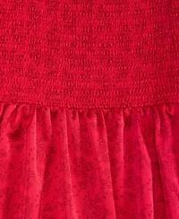 Epic Threads Girls 5-20 Smocked Satin Long-Sleeve Dress, Macy's Exclusive