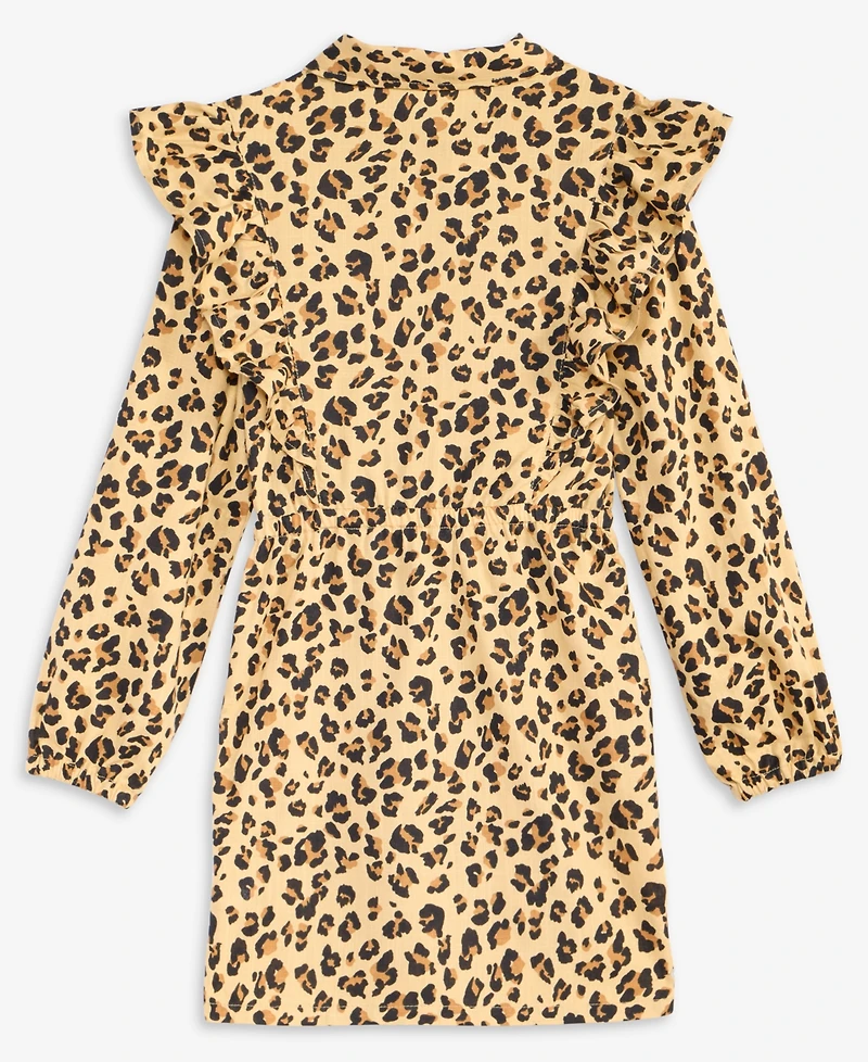 Epic Threads Girls 5-20 Leopard Print Shirt Dress, Macy's Exclusive