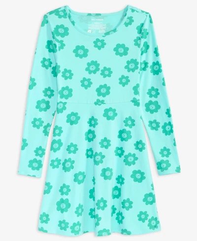 Epic Threads Girls 5-20 Floral Print Long-Sleeve Dress, Macy's Exclusive