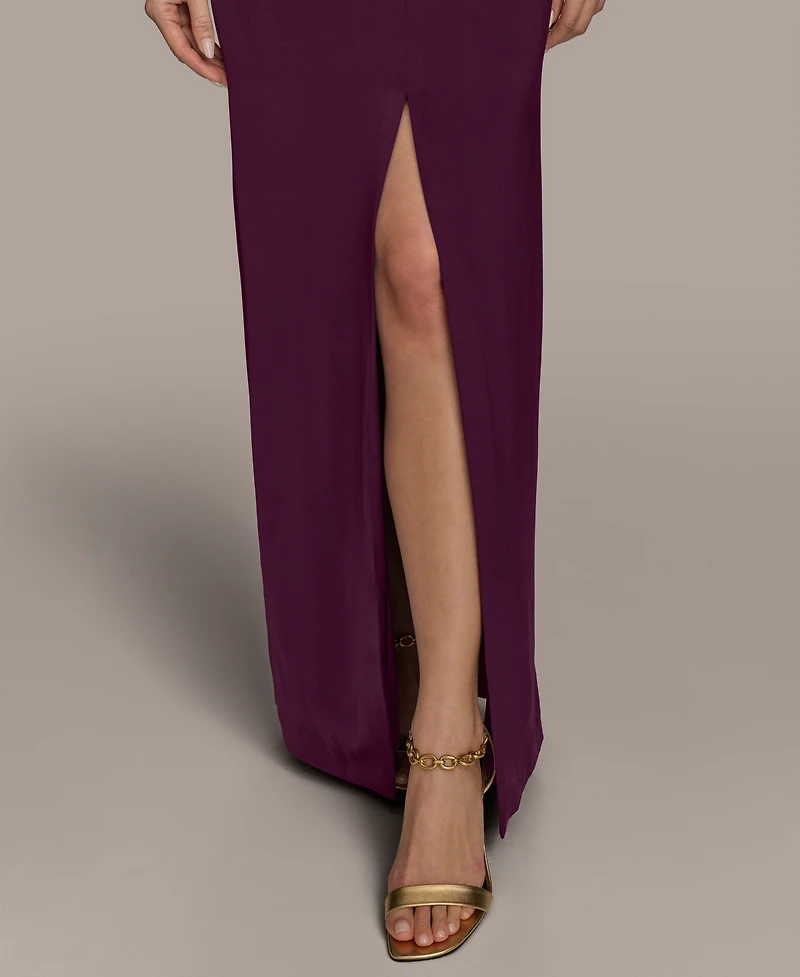 Donna Karan New York Women's V-Neck Sleeveless Dress