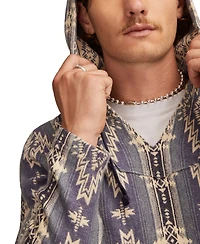 Lucky Brand Men's Long Sleeves Woven Jacquard Baja