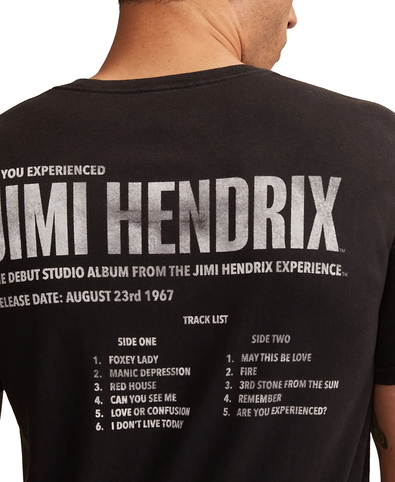 Lucky Brand Men's Crewneck Metal Hendrix T-Shirt