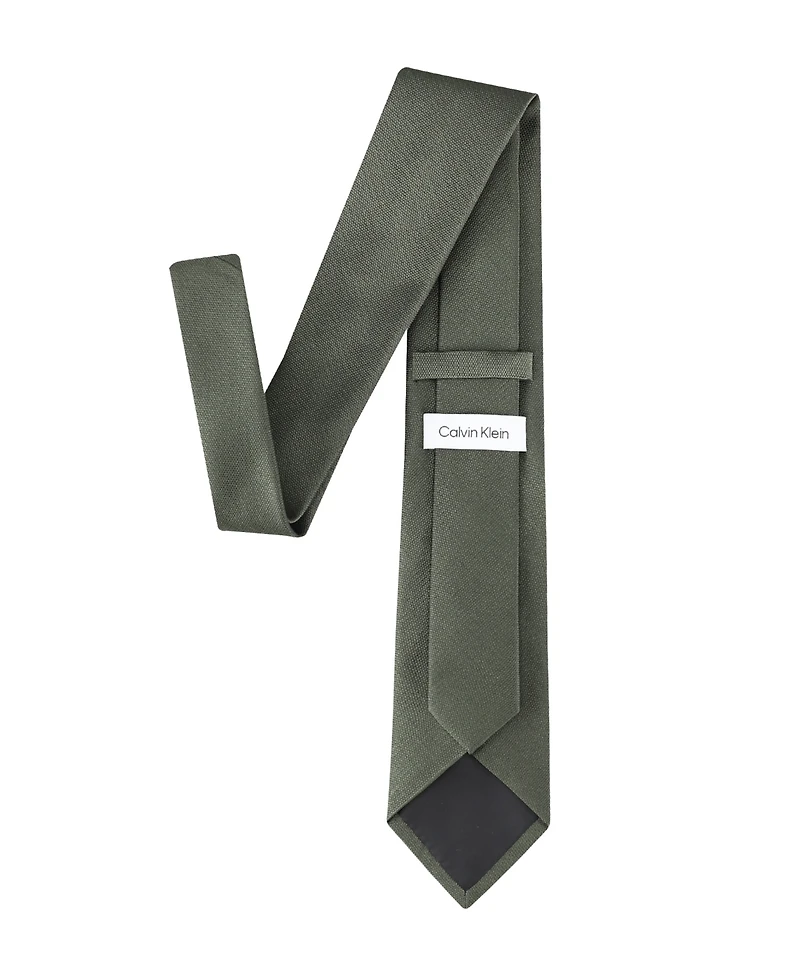 Calvin Klein Men's Silky Solid Tie