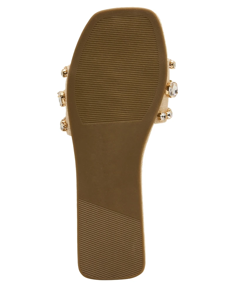 Madden Girl Women's Toast Rhinstone Slide Sandals