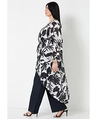 June + Vie Women's Chiffon Kimono