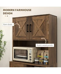Slickblue Small Kitchen Durable Storage Cabinet with Efficient Space-Saving Design