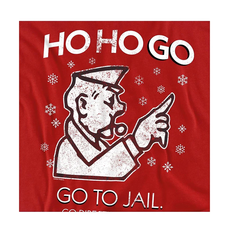 Logovision Men's Monopoly Go To Jail T Shirt