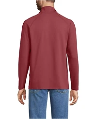 Lands' End Men's Long Sleeve Flex Performance Quarter Zip