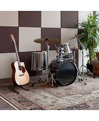 Yescom 6 Pcs Folding Guitar Stand Floor A-Frame w/ Foam Arms Instrument Display Universal for Acoustic Electric Bass
