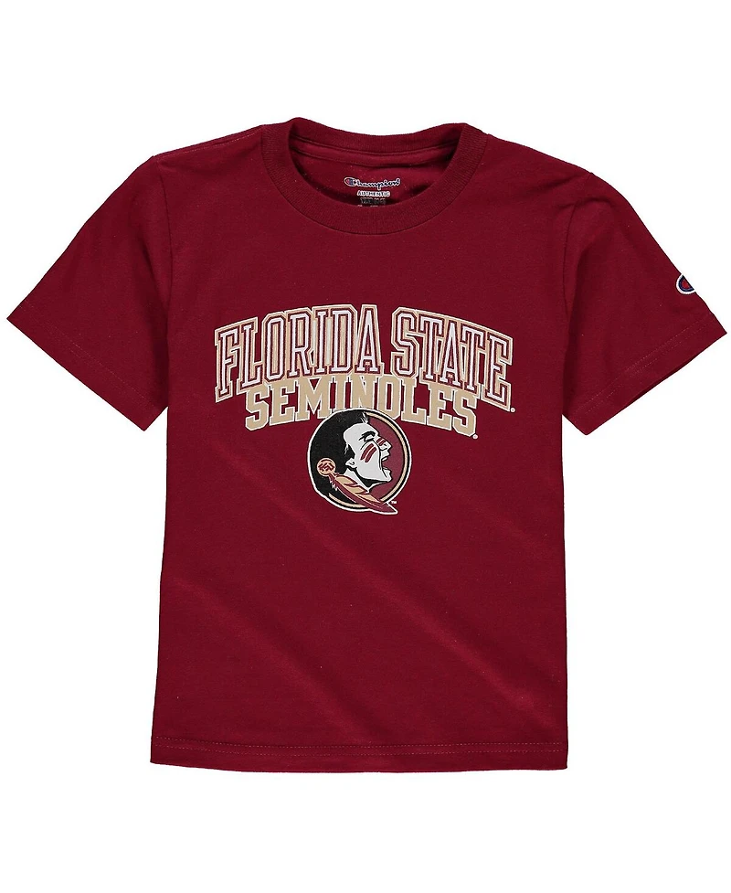 Champion Big Boys and Girls Garnet Florida State Seminoles Jersey T-Shirt