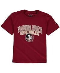 Champion Big Boys and Girls Garnet Florida State Seminoles Jersey T-Shirt