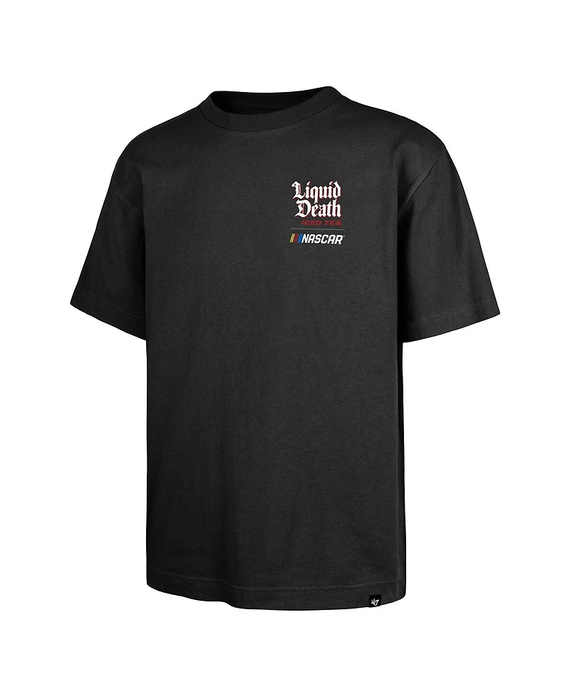 '47 Brand Men's Black Nascar Liquid Death Race Day Backer Foundation T-Shirt