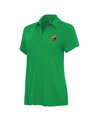 Antigua Women's Green Oregon Ducks Era Polo Shirt