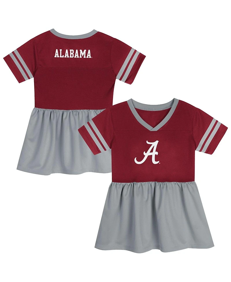 Outerstuff Toddler Red/Gray Alabama Crimson Tide Stadium Lights Fashion Jersey Dress