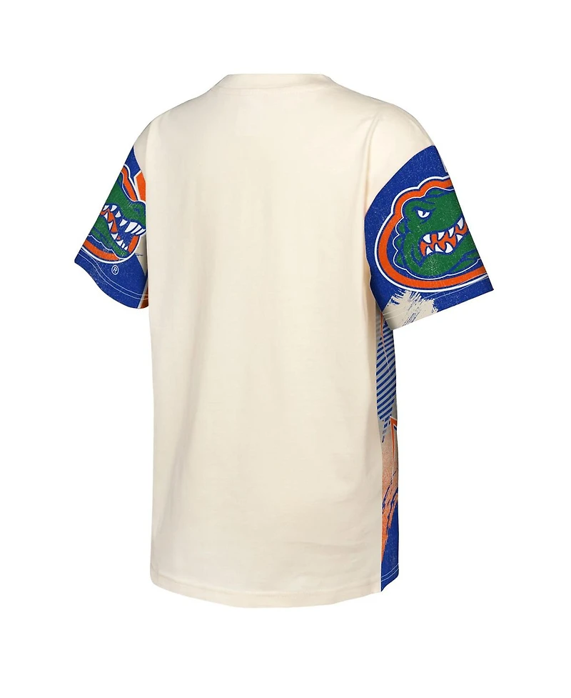 Outerstuff Big Boys and Girls Cream Florida Gators Make Noise T-Shirt