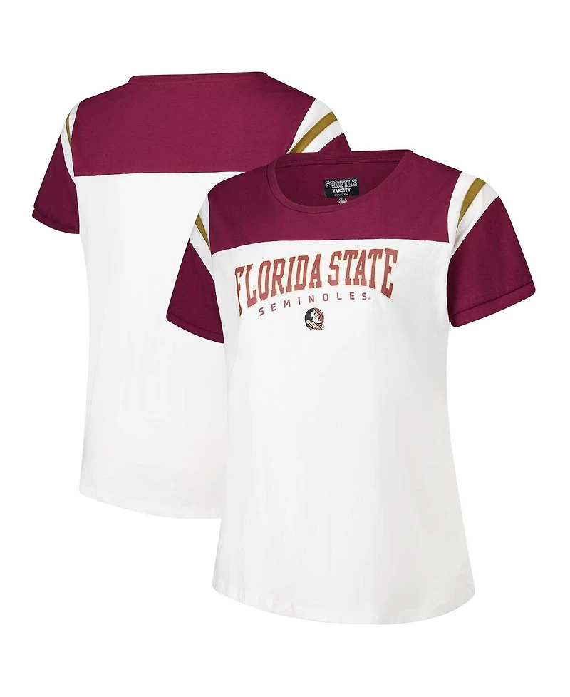 Fanatics Women's White Florida State Seminoles Plus Winning Gear T-Shirt