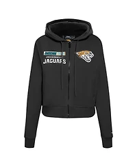 Pro Standard Women's Black Jacksonville Jaguars Split Logo Full-Zip Hoodie