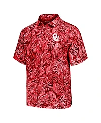 Tommy Bahama Men's Crimson Oklahoma Sooners Tropical Score IslandZone Polo Shirt