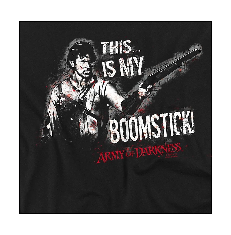 Logovision Men's Army of Darkness Boomstick T Shirt
