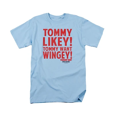 Logovision Men's Tommy Boy Want Wingey! T Shirt