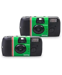 Fujifilm QuickSnap Flash 400 35mm Single-Use Disposable Camera with Flash, 27 Exposures, 2-Pack
