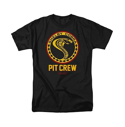 Logovision Men's Shelby Vintage Pit Crew Badge T Shirt