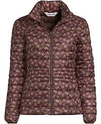 Lands' End Women's Wanderweight Packable Print Down Jacket