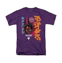 Logovision Men's Magic The Gathering Neon Dynasty Kanji Mask T Shirt