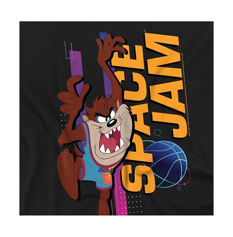 Logovision Men's Space Jam A New Legacy Taz Standing T Shirt