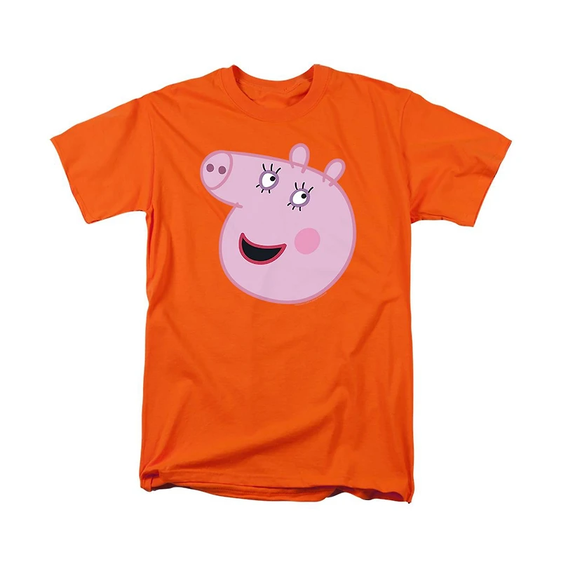 Logovision Men's Peppa Pig Mummy Face T Shirt