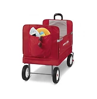 Radio Flyer All Terrain 3-in-1 Off Road Ez Fold Wagon for Kids and Cargo, Red
