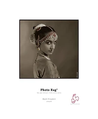 Hahnemuhle 2 Pack Matte Photo Rag, 100 % Rag Smooth White Inkjet Paper, 19 mil., 308 g/mA, 8.5x11", 25 Sheets