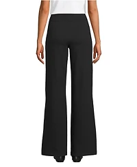 Lands' End Women's Petite Starfish High Rise Pull On Wide Leg Pocket Pants