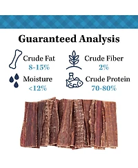 Country Living 6" Gullet Flats Dog Treats – 20 Count Bag – All-Natural