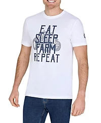 Raging Bull Big & Tall Yfc Eat Sleep Farm T-Shirt