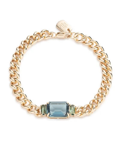 Lauren Ralph Lauren Gold-Tone Curb Flex Bracelet