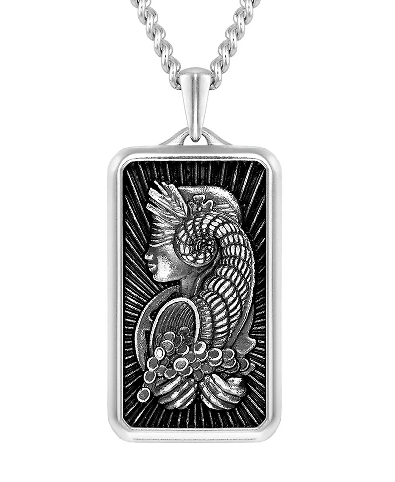 Vincero Men's Necklace The Lady Luck Pendant - Silver