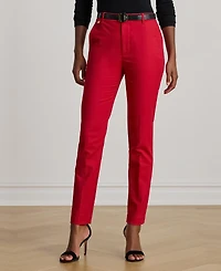 Lauren Ralph Double-Faced Stretch Cotton Pant