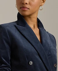 Lauren Ralph Women's Double-Breasted Corduroy Blazer