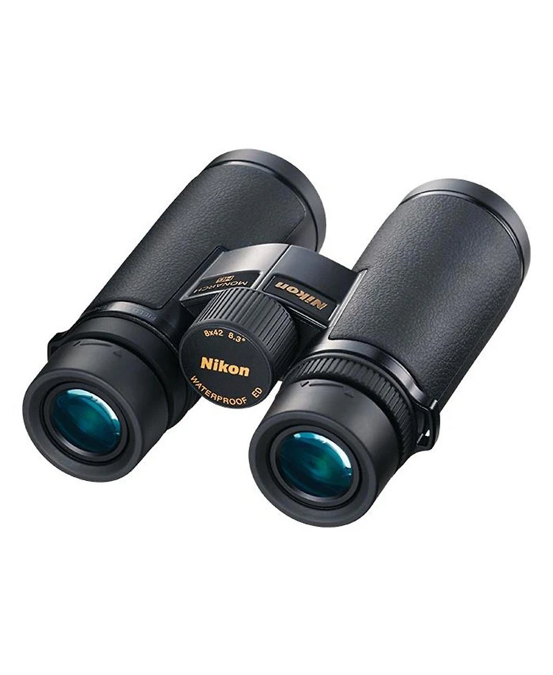 Nikon 8x42 Monarch Hg All Terrain Water Proof Roof Prism Binocular with 8.3 Degree Angle of View, Black