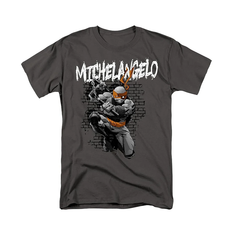 Logovision Men's Classic Tmnt Teenage Mutant Ninja Turtles T Shirt
