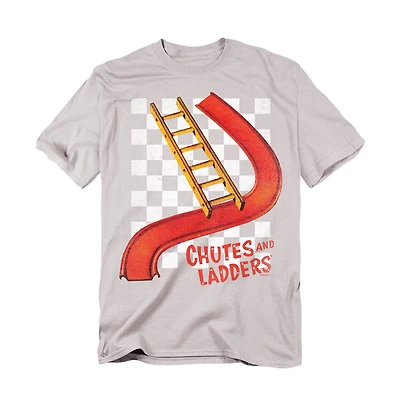 Logovision Men's Chutes and Ladders Just a Chute Ladder T Shirt