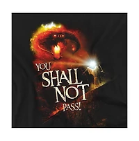 Logovision Men's Lord of The Rings You Shall Not Pass T Shirt