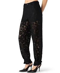 Steve Madden Women's Mid-Rise Seamed Ankle Straps Pants