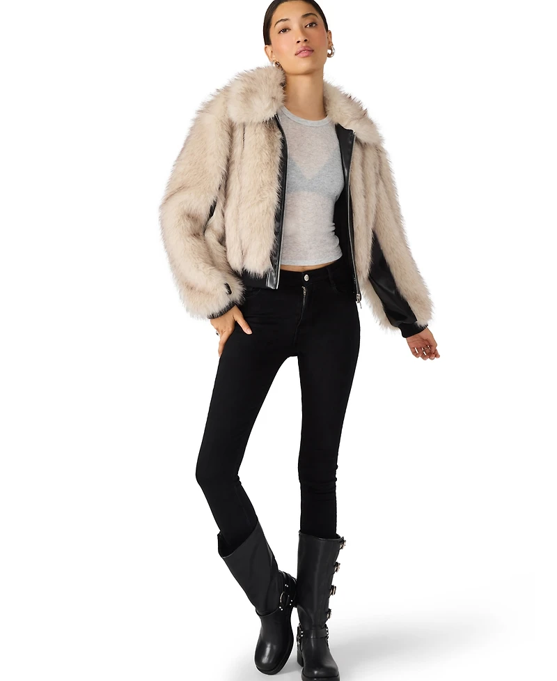 Steve Madden Women's Charmaine Paneled Jacket