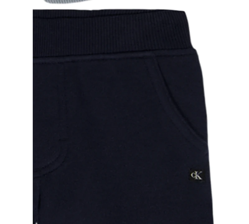 Calvin Klein Boys 2T-7 2-Piece Hoodie and Pants Set
