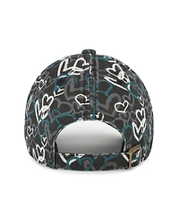 '47 Brand Girls Toddler Black Philadelphia Eagles Mural Clean Up Adjustable Hat