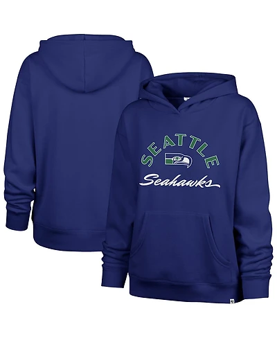 '47 Brand Women's Royal Seattle Seahawks Whirlwind Naomi Pullover Hoodie
