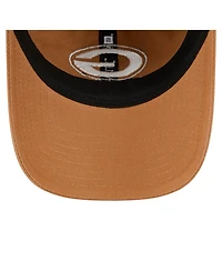 New Era Men's Brown Green Bay Packers Stamp 9TWENTY Adjustable Hat