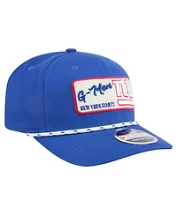 New Era Men's Royal New York Giants Chant 9SEVENTY Stretch-Snap Hat